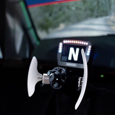 五分科技SIMDID赛车模拟器WRC拉力拨片 双向推拉游戏方向盘尘埃PC