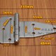 衣柜铰链 房门合页 加厚加长 三角形合页 304不锈钢重型机械铰链