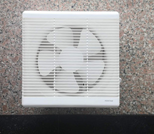 带网罩10寸孔29 P25N方百叶窗挂壁式 CM一箱5台 鸿雁换气扇APB25