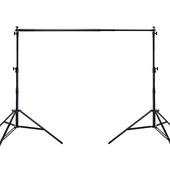 背景架横杆伸缩杆 3米背景支架背景布纸可调节横臂悬架摄影棚附件