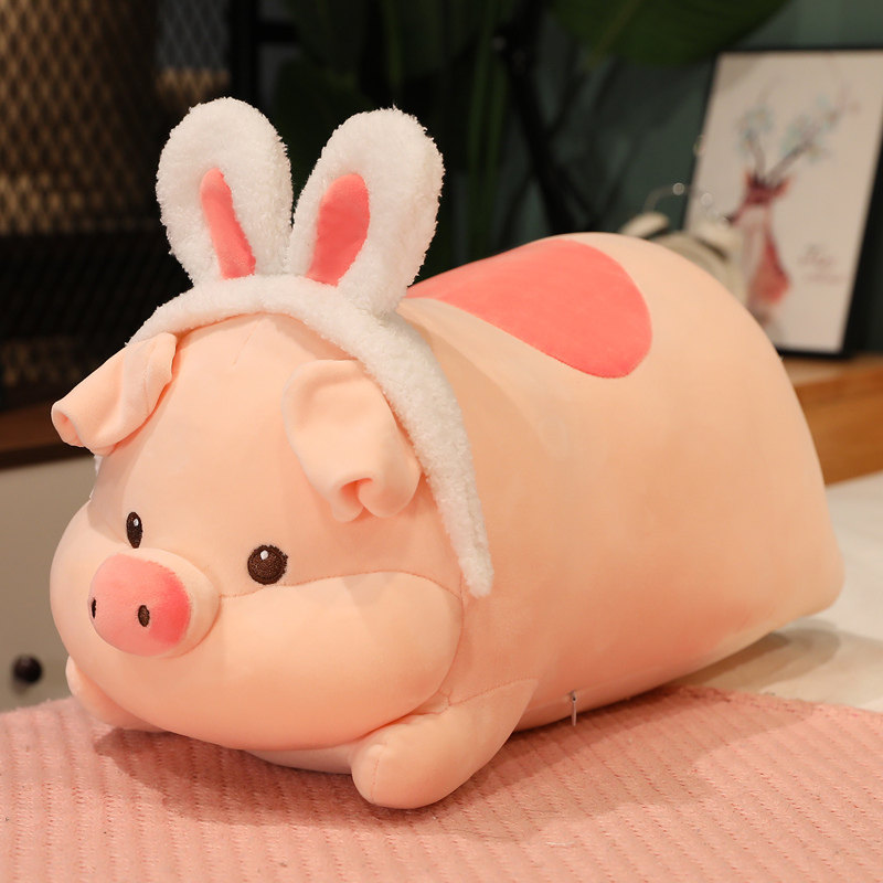 可爱小猪靠枕睡觉抱枕床上靠垫沙发靠背垫宿舍枕头床上长条枕女生,居家布艺,靠垫/抱枕,淘宝优惠券,粉丝福利购,淘宝优惠卷