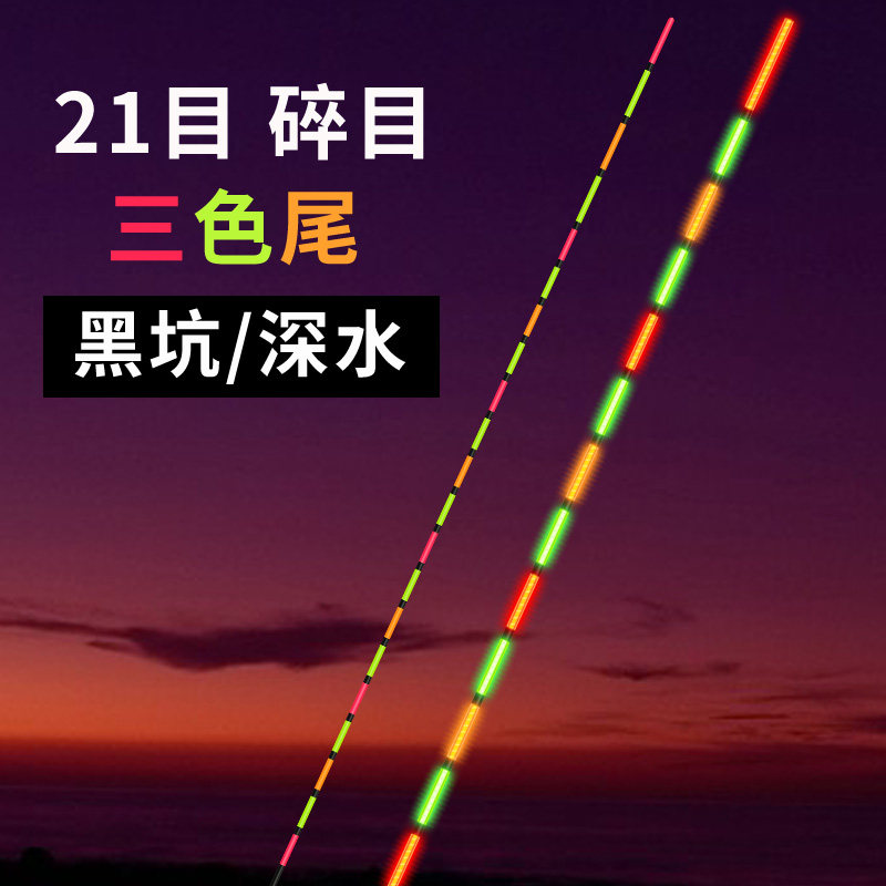 日夜两用夜光鱼漂黑坑超长流氓鲫鱼鲤鱼小碎目高灵敏夜钓电子浮漂