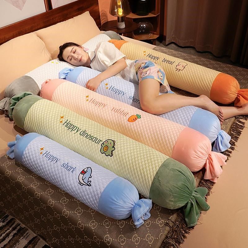 冰丝夏长条抱枕可爱卧室大靠枕女生睡觉床上夹腿侧睡枕头床头靠垫,居家布艺,靠垫/抱枕,淘宝优惠券,粉丝福利购,淘宝优惠卷