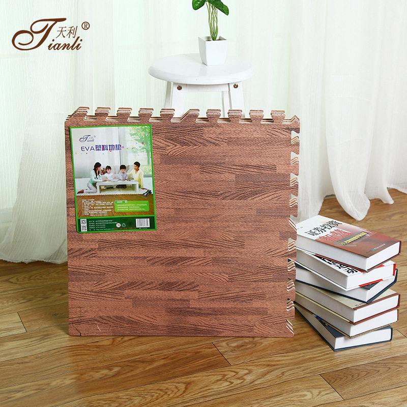 卧室泡沫地垫加厚拼接地板垫子客厅儿童木纹拼图爬行垫60X60拼图,居家布艺,家用脚垫,淘宝优惠券,粉丝福利购,淘宝优惠卷