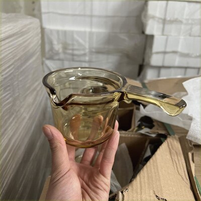 森高派加厚高硼硅烘焙量杯带把手玻璃杯打蛋牛奶杯微波烘焙量杯1