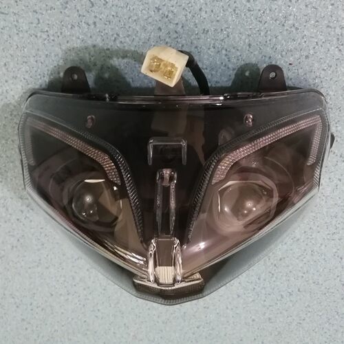 小金鹏251 BJ250-18轮圈导流罩大灯护板车头配件鹰嘴玻璃减震挡泥