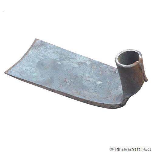 锰钢锻打山苗锄农用松土挖竹笋除草种菜神器老式圆孔锄头户外农具