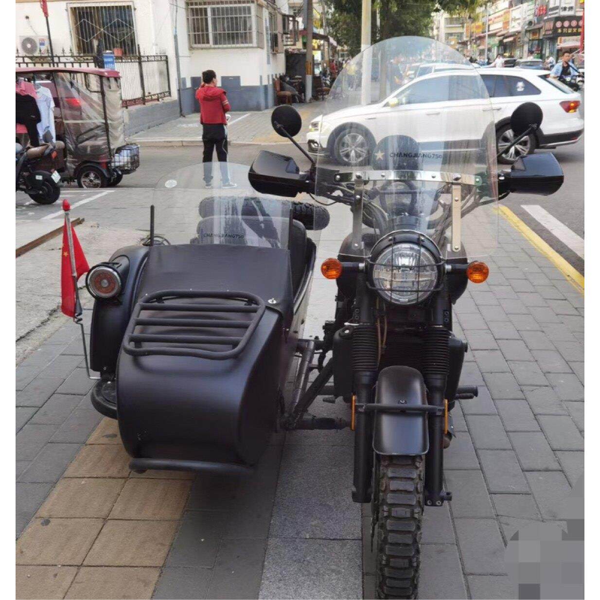 长江750主机风挡玻璃 边三轮边挡风玻璃 挡风避雨长江650摩托车
