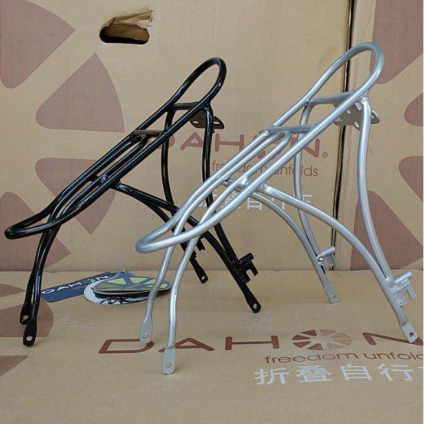 P8铝合金后货架20寸折叠车尾架D8衣架自行车行李架P18后货架