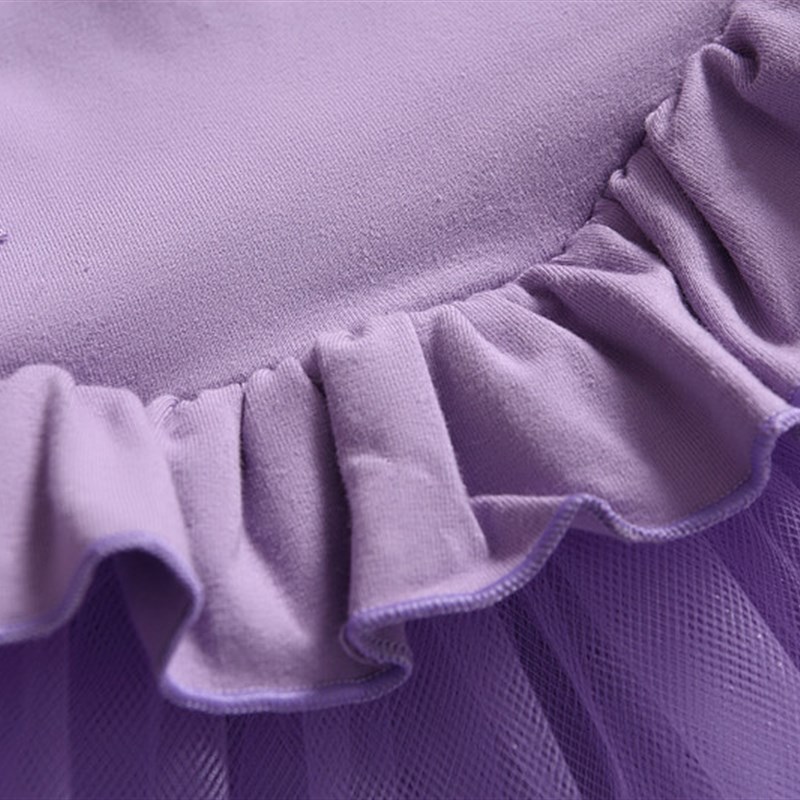 女童芭蕾舞纱裙 练功服 舞蹈服连体 夏款短袖 长袖 多款订制 批零