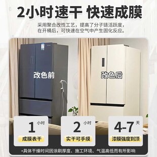 家电翻新漆冰箱空调改色漆水性塑料塑钢门窗喷漆环保耐磨金属油漆