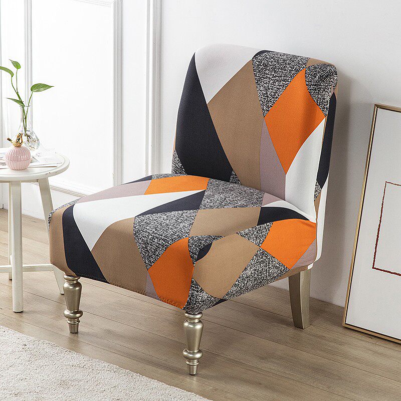弹力印花折叠时尚家用酒店弹力椅子套保护罩无扶手单人沙发胖椅套,居家布艺,椅套/椅垫,淘宝优惠券,粉丝福利购,淘宝优惠卷