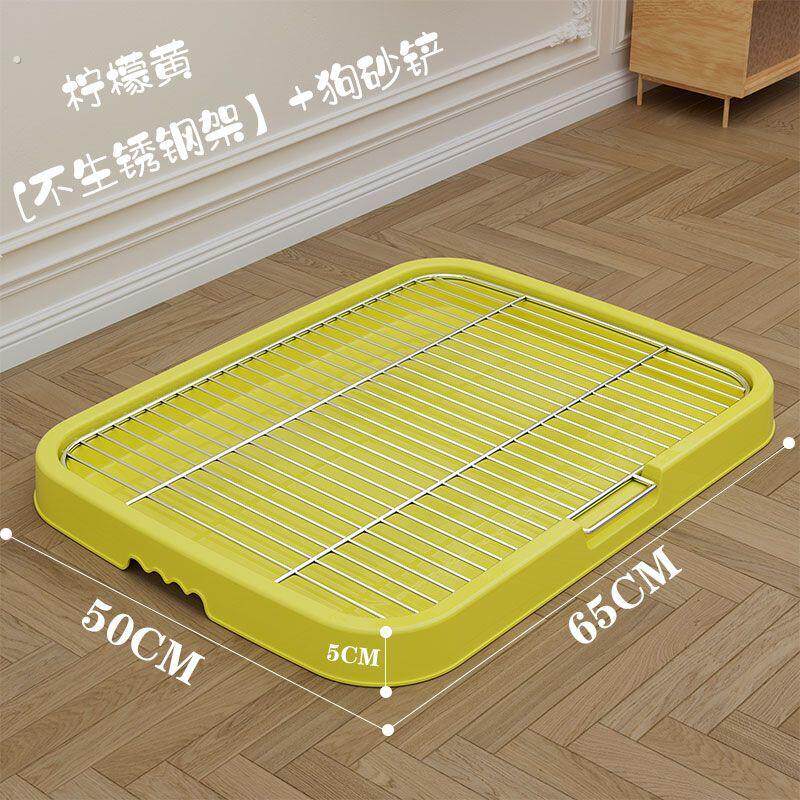 厕所狗狗便盆专用中小型中型小型尿盆宠物用品砂盆小狗不锈钢神器