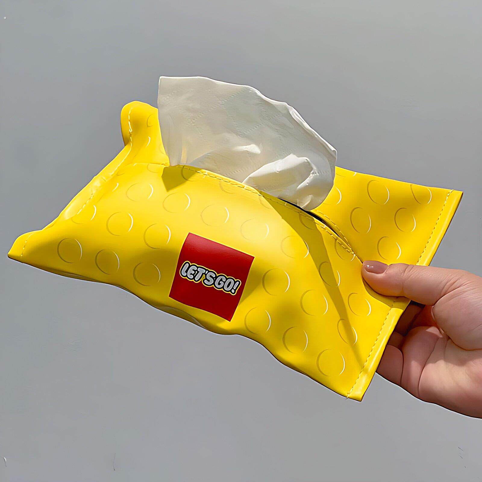 创意车载纸巾盒潮玩搞怪汽车抽纸盒车用居家挂式防水皮纸巾套挂袋