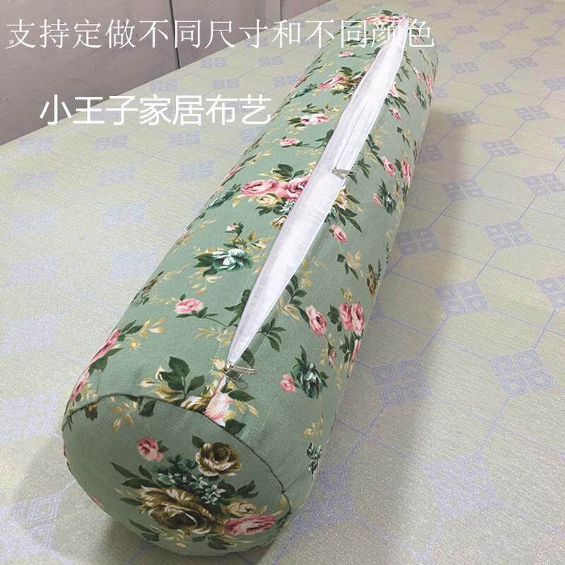 高端简约现代田园圆柱形长条枕头沙发靠头枕糖果枕床头抱枕靠垫套