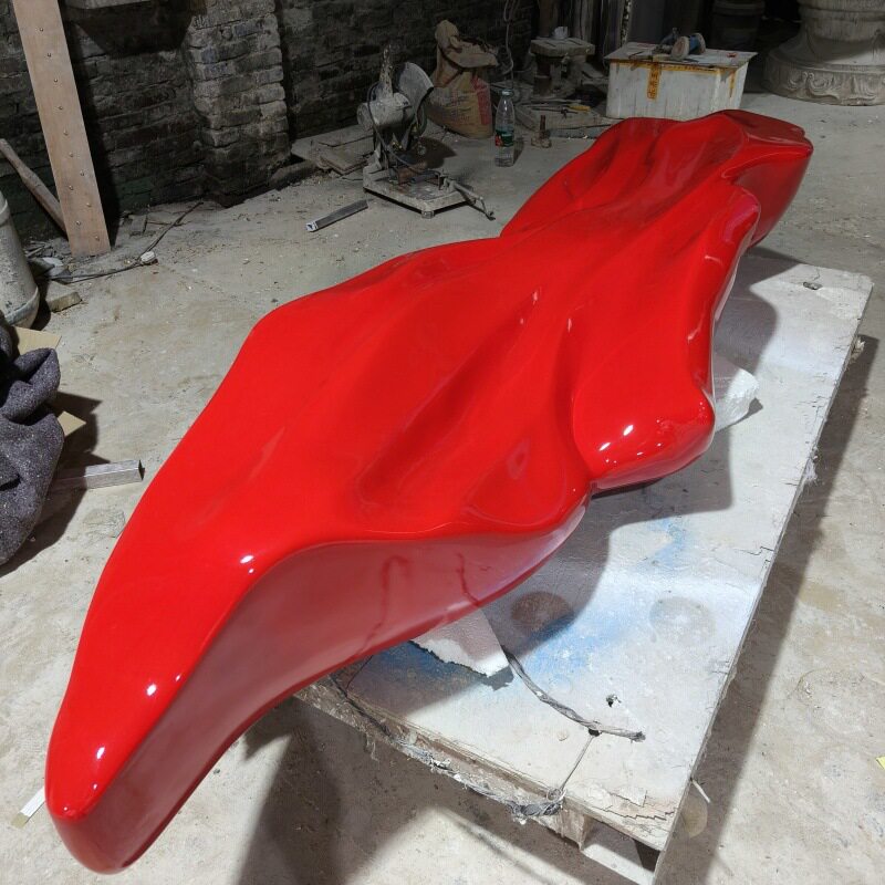 玻璃钢红旗道具模型雕塑定制厂家