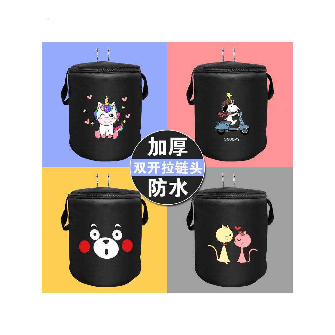 希洛普电动滑板车配件大全自行车前车筐帆布折叠车篓山地车菜篮子