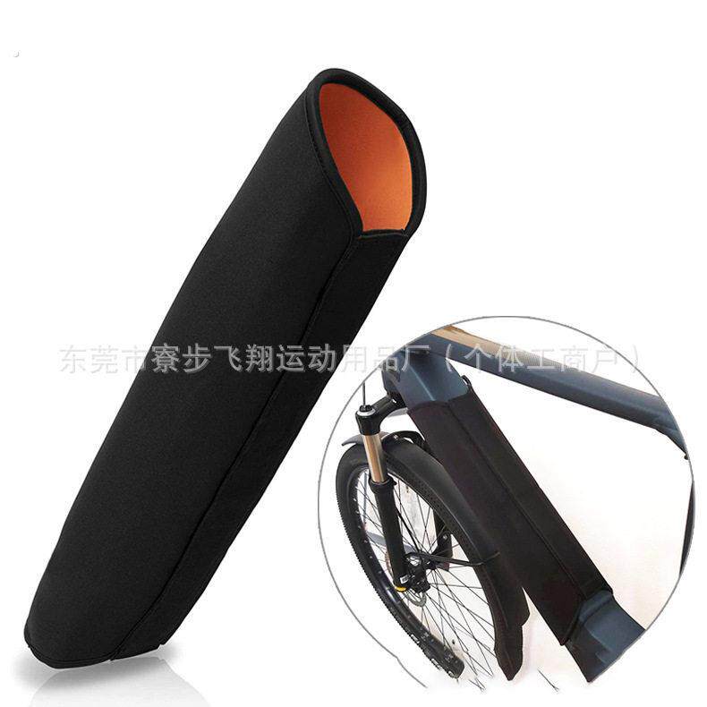 电动自行车锂电池盖保护套电动自行车框防冷防尘保护套防水保护