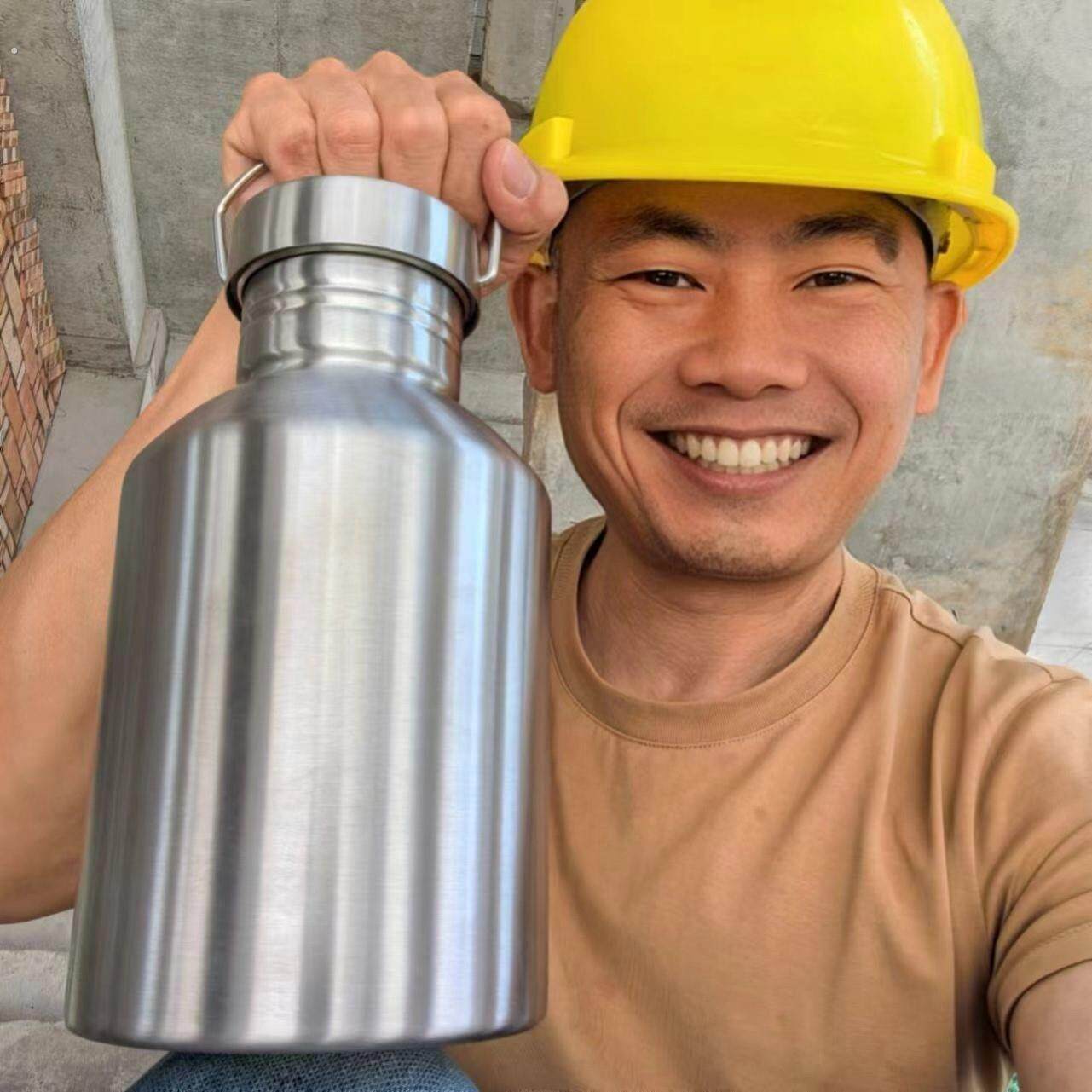 大容量304不锈钢小口瓶保温杯户外运动车载便携磨砂简约水杯水瓶