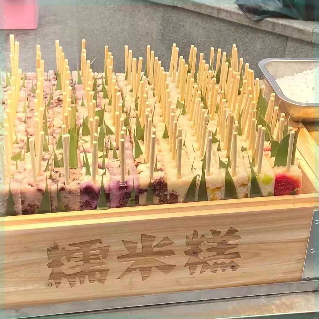 糯米糕米糕蒸笼网红糕点方形制作蒸屉杉木木笼模具定制天内发货