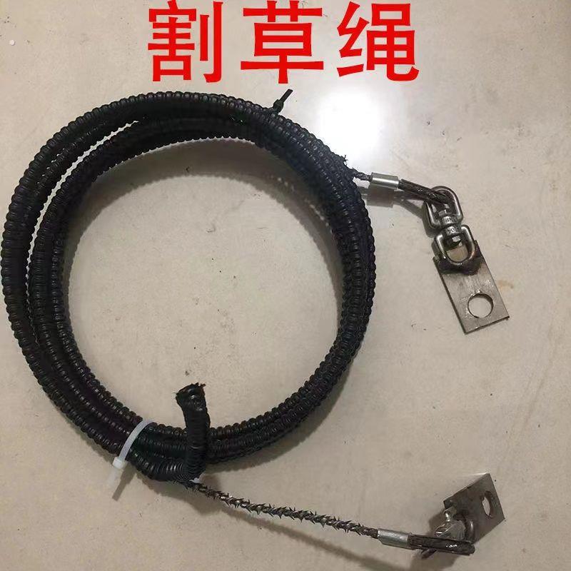 钢丝水草锯割草锯虾蟹塘专用水锯草钢丝拉草锯割草绳勒草锯水下用