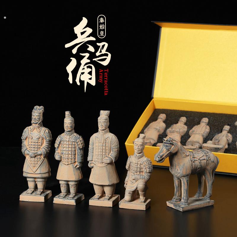 兵马俑摆件纪念品陶俑西安文创陕西中国特色礼物送老外出国秦始皇