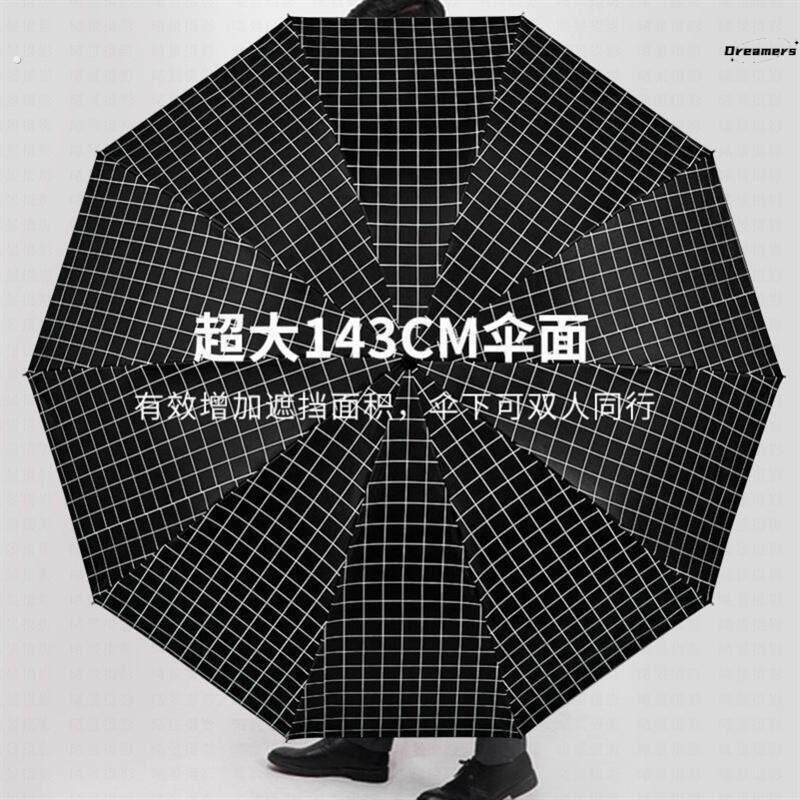 厂家。2024年新款十骨超大号雨伞加大加厚加固三人折叠伞手动结实