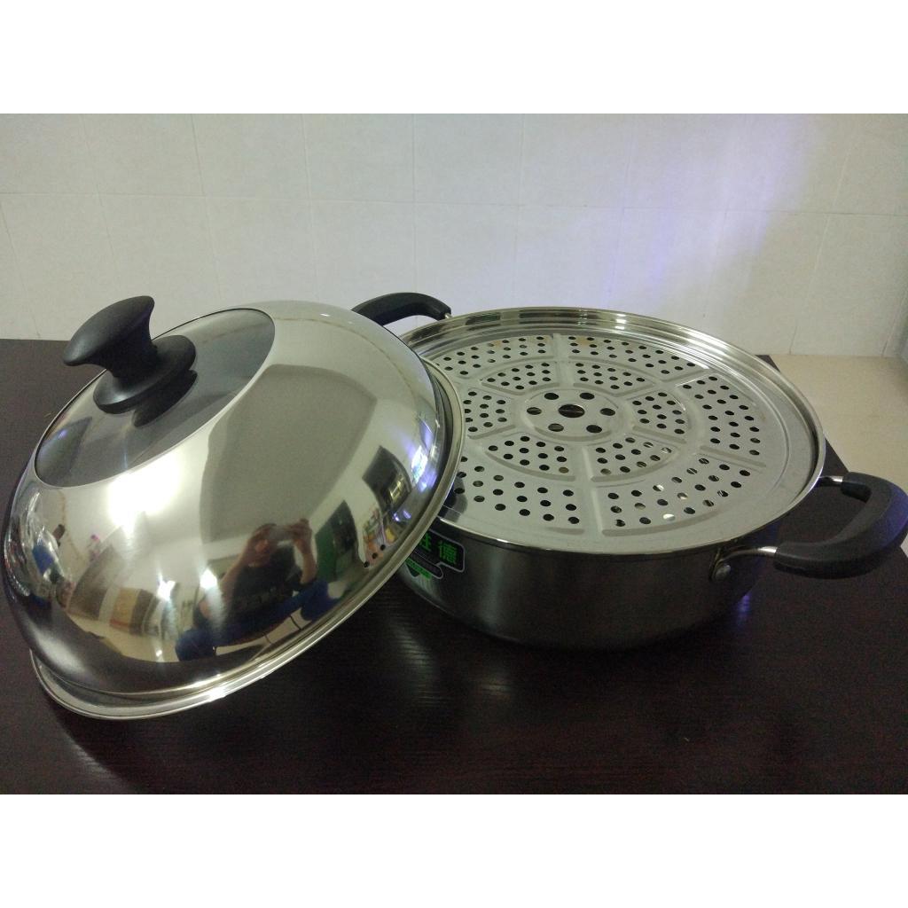 不锈钢桑拿锅蒸锅锅具海鲜蒸汽锅桑拿鸡桑拿海鲜锅火锅蒸锅桑拿煲