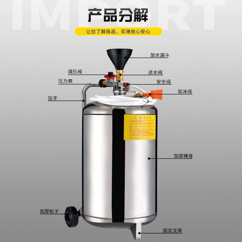 泡沬机洗车店专用洗车机神器机器商用泡沫桶罐汽车美容设备全套