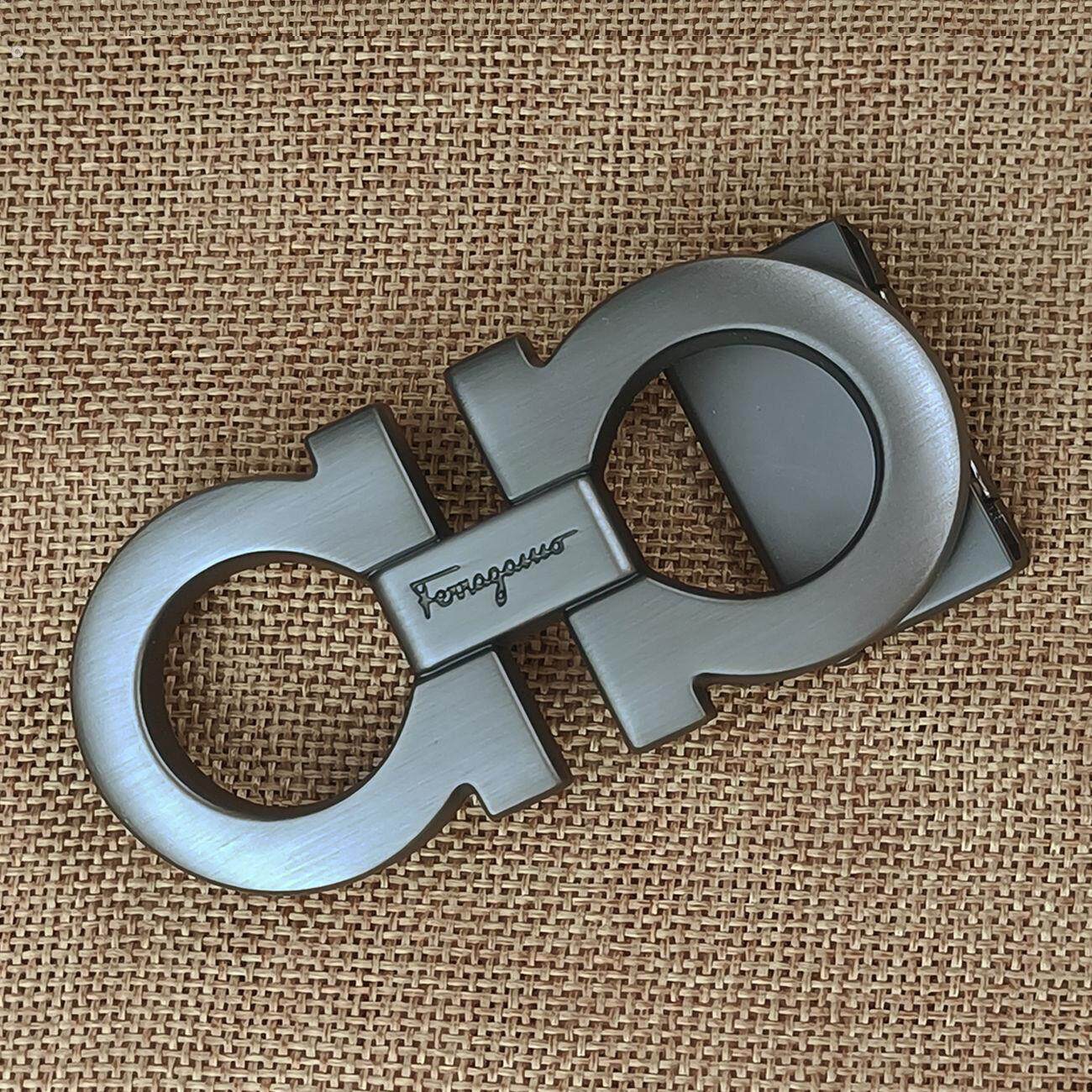 高端平滑扣头高档8字扣手动扣皮带头男款高档高端扣头经典外贸腰