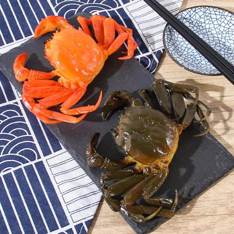 仿真大闸蟹模型公蟹母蟹螃蟹模型阳澄湖大闸蟹模具仿真食品道具
