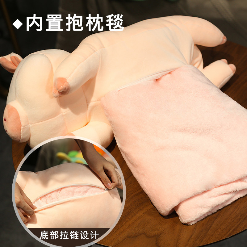 抱枕被子两用毯子午睡神器汽车靠枕办公室二合一枕头车用四季通用