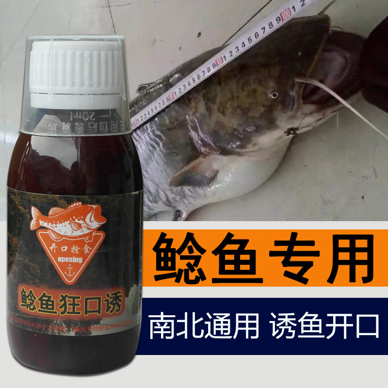鲶鱼狂口诱钓鱼小药胡子鲶叉尾鮰鱼饵料诱食剂江团窝料配方渔具