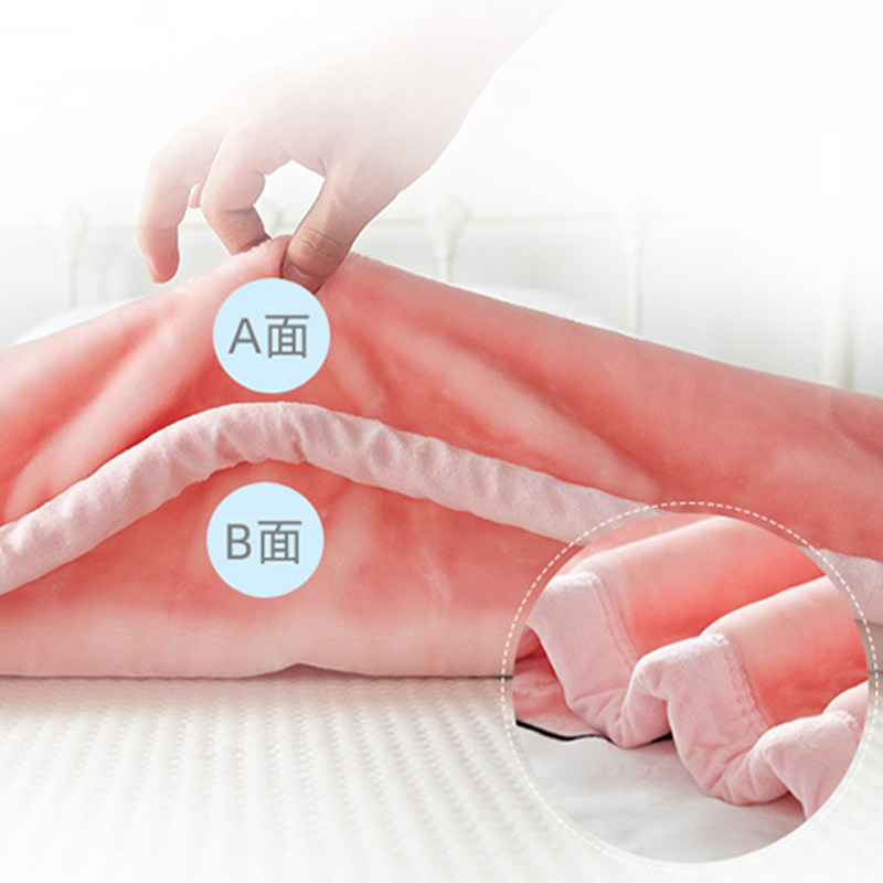 儿童婴儿毛毯双层加厚宝宝盖毯幼儿园小被子秋冬季午睡珊瑚绒毯子