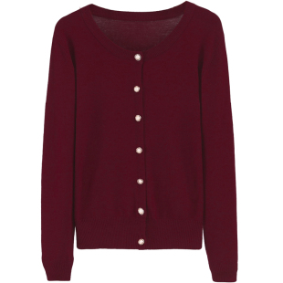 不起球针织开衫女小款外搭穿毛线衣短款2021春秋季新款小毛衫外套