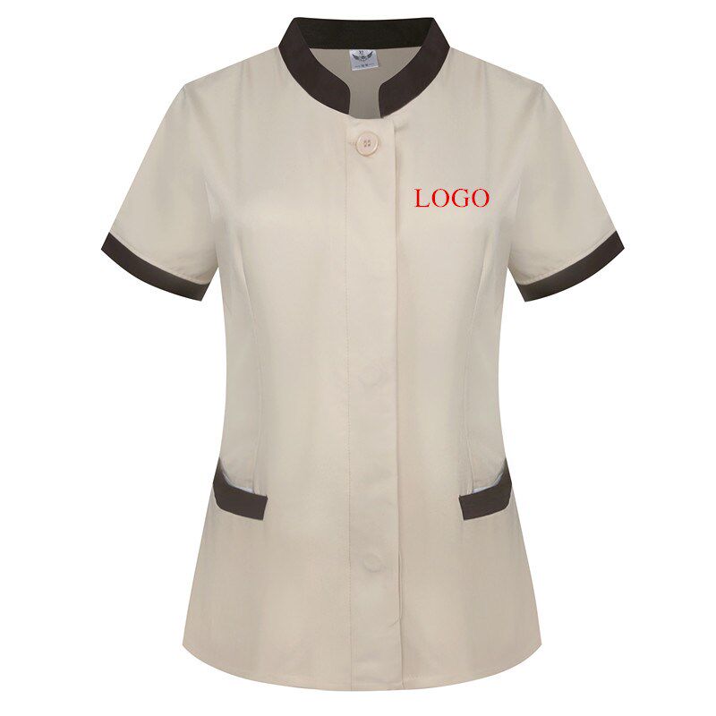 后勤工作服短袖夏季透气酒店宾馆洗碗工美容理发店阿姨PA制服保洁