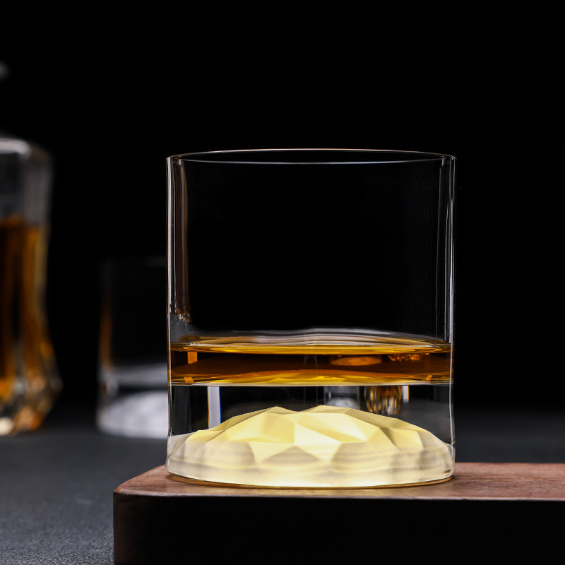 Nude努德 土耳其进口水晶玻璃磨砂冰块底威士忌酒杯洋酒杯古典杯,餐饮具,异形/个性酒杯,淘宝优惠券,粉丝福利购,淘宝优惠卷