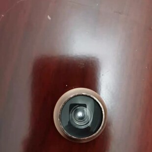 防撬广角老式二合一门镜通用防盗门门上防盗器监控堵孔门铃高清
