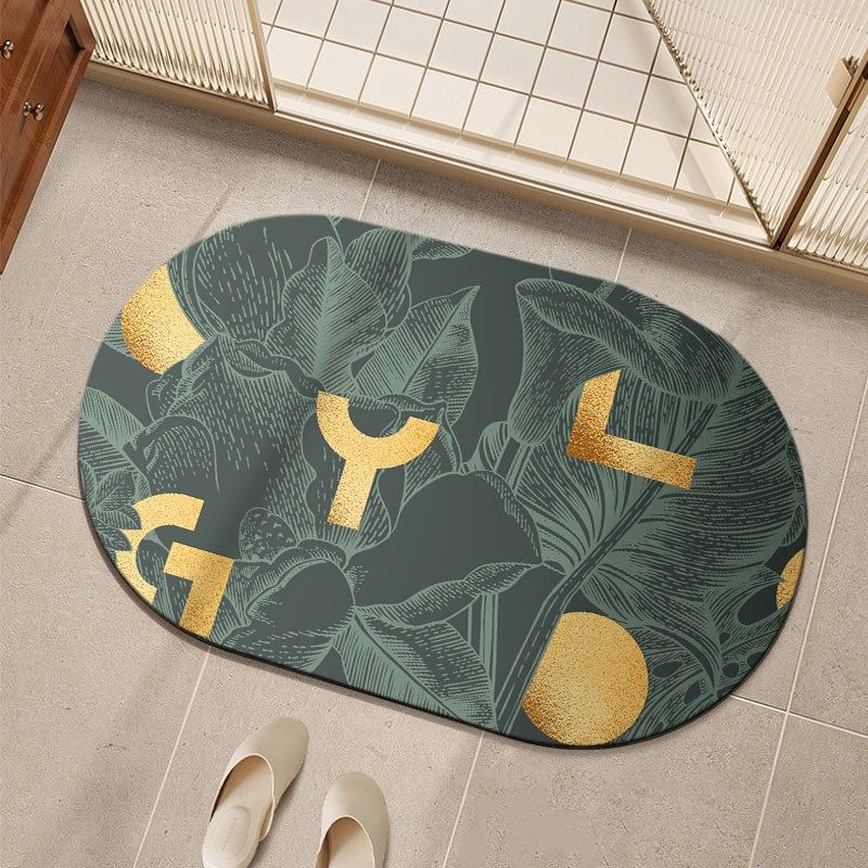 OGLY浴室地垫2024新款法式浪漫风防滑垫卫生间加厚吸水垫家用高级,居家布艺,家用脚垫,淘宝优惠券,粉丝福利购,淘宝优惠卷