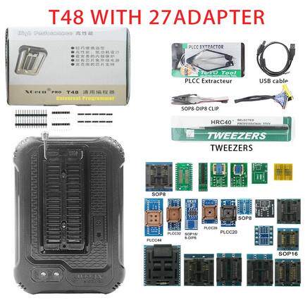 T48 TL866II USB编程器笔记本路由BGA液晶主板bios 汽车NAND烧