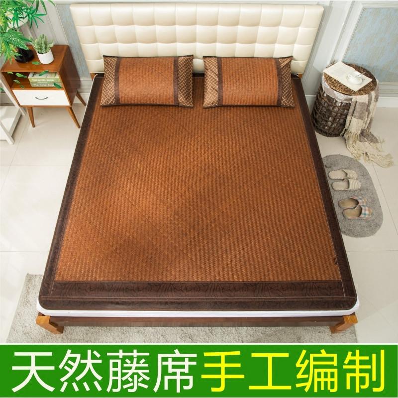 真藤席天然纯藤手工编织野山藤席老式藤席子手编篾席可订做