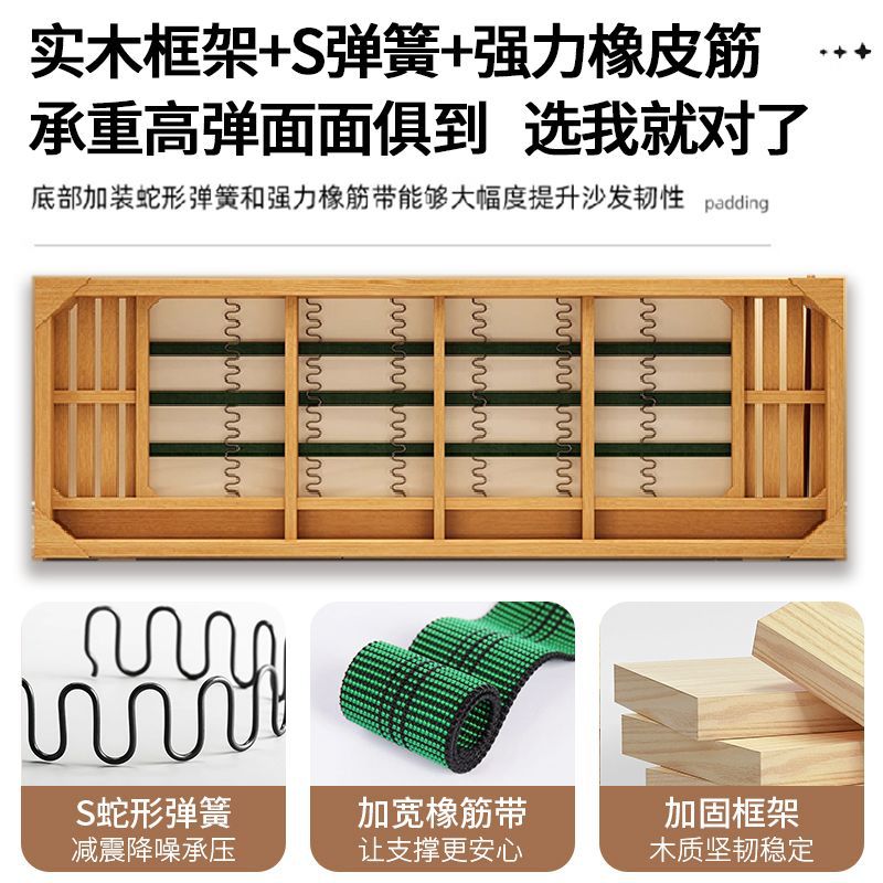 帆船沙发客厅2026新款大坐深直排可折叠变床多功能两用复古沙发床图片