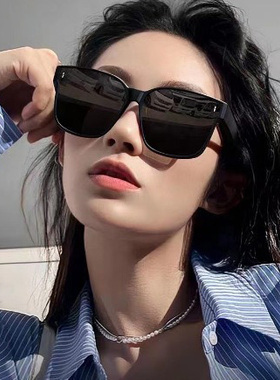 近视专用偏光大框套镜防紫外墨镜