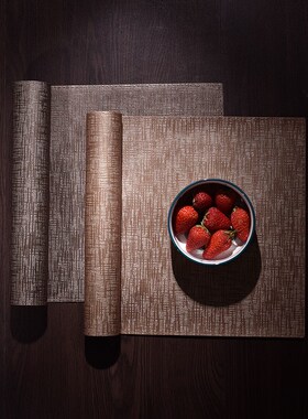 皮革餐垫防水防油隔热垫欧式餐桌垫商用西餐垫杯子垫碗垫餐盘垫子