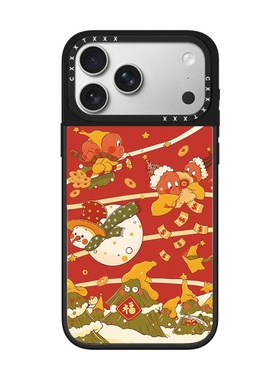 新年红色雪人星星人Twinkle苹果17promax手机壳适用iPhone16pro马年保护套15防摔14可爱13卡通12喜庆