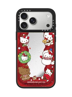 新年红色波浪凯蒂猫Hello Kitty适用iphone17promax壳苹果16pro壳15/14promax13防摔保护套手机壳女