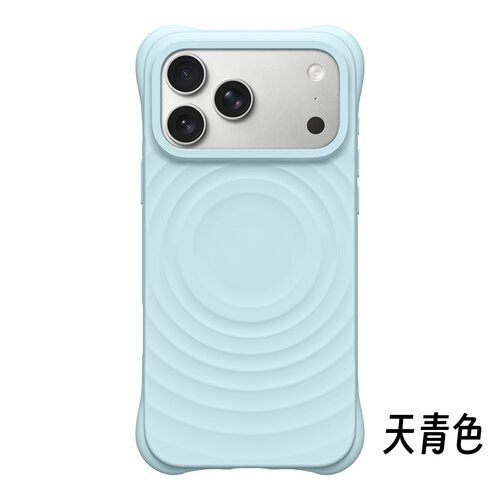CASETiFiY新款天青色水波纹磁吸适用苹果手机壳iPhone17proma纯色简约涧石灰16MagSafe磁吸明星同款防摔硬壳