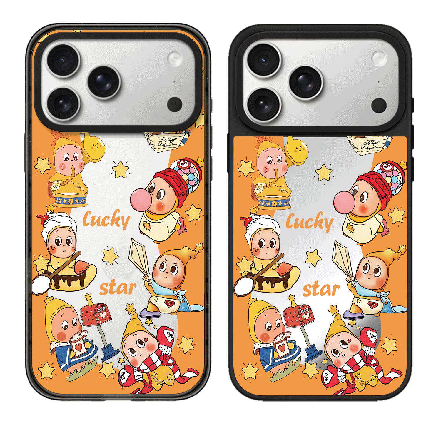 CATYSE幸运星星小孩勇士环绕适用iPhone苹果18promax/17pro手机壳16/15/14plus磁吸13/12华强北c家代购
