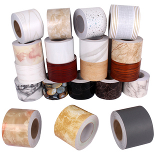 自粘踢脚线墙贴防水防潮墙裙腰线木纹贴纸门框窗台旧家具修补瓷砖