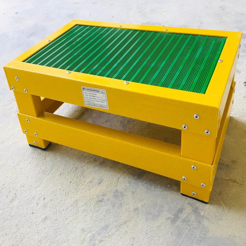 百鼎高压配电房用绝缘操作台 防滑型操作台面 80cm高凳子带轮子